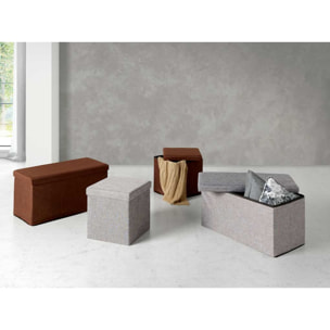 Otomán – Tela marrón