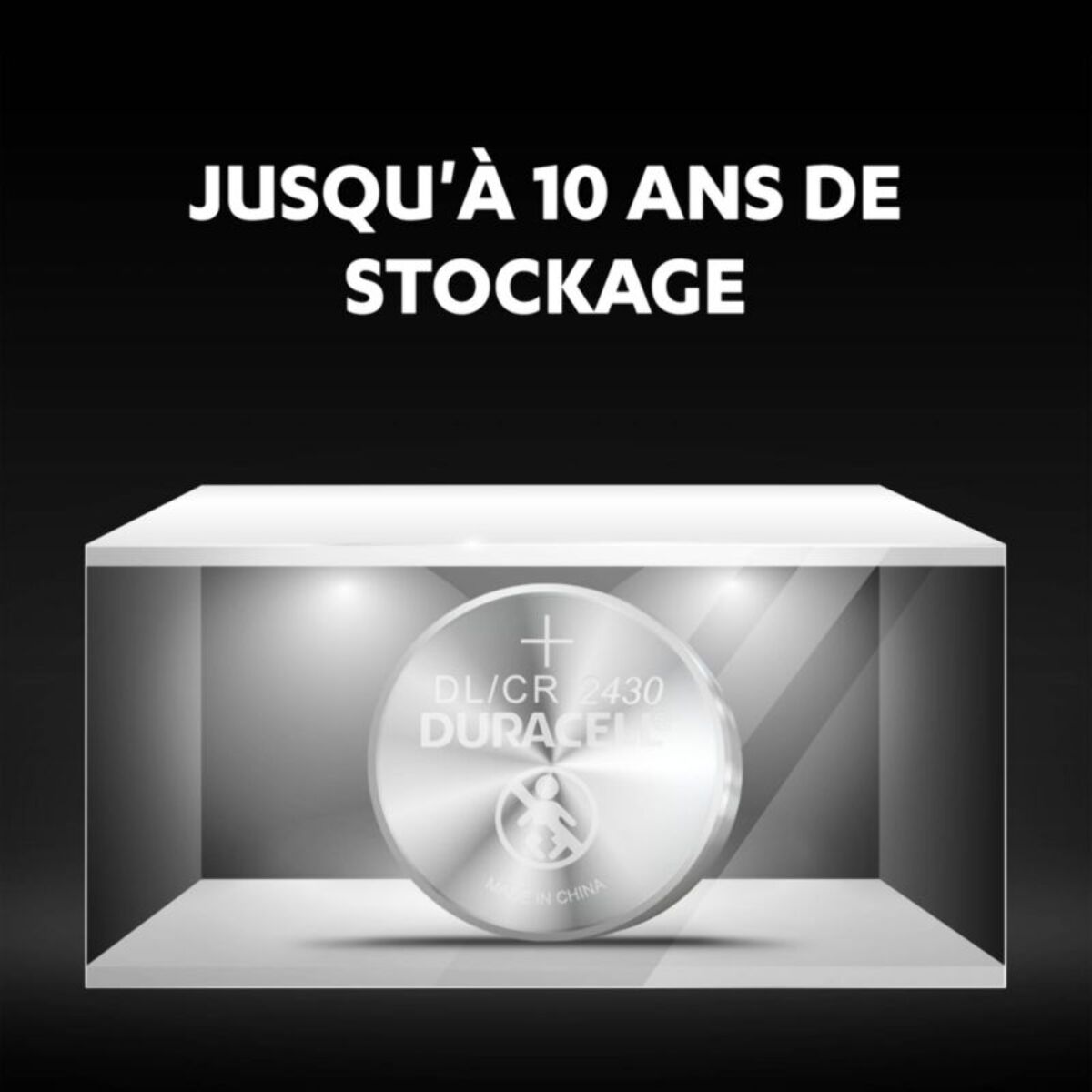 Pile DURACELL CR 2430 x2 3V Lithium