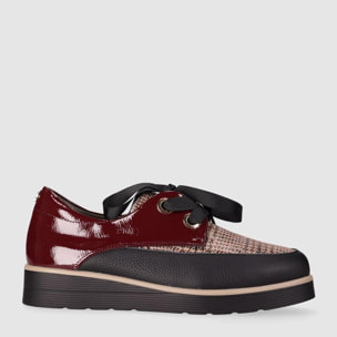 Zapatos de Piel - Multicolor - Tacón: Bajo