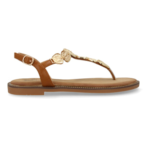 Sandalias planas para mujer comodas elegantes con detalles brillantes