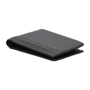 Portafoglio uomo in vera pelle - Modello Erebo Pro - Casual - 9.5 x 11.0 x 2.0 cm