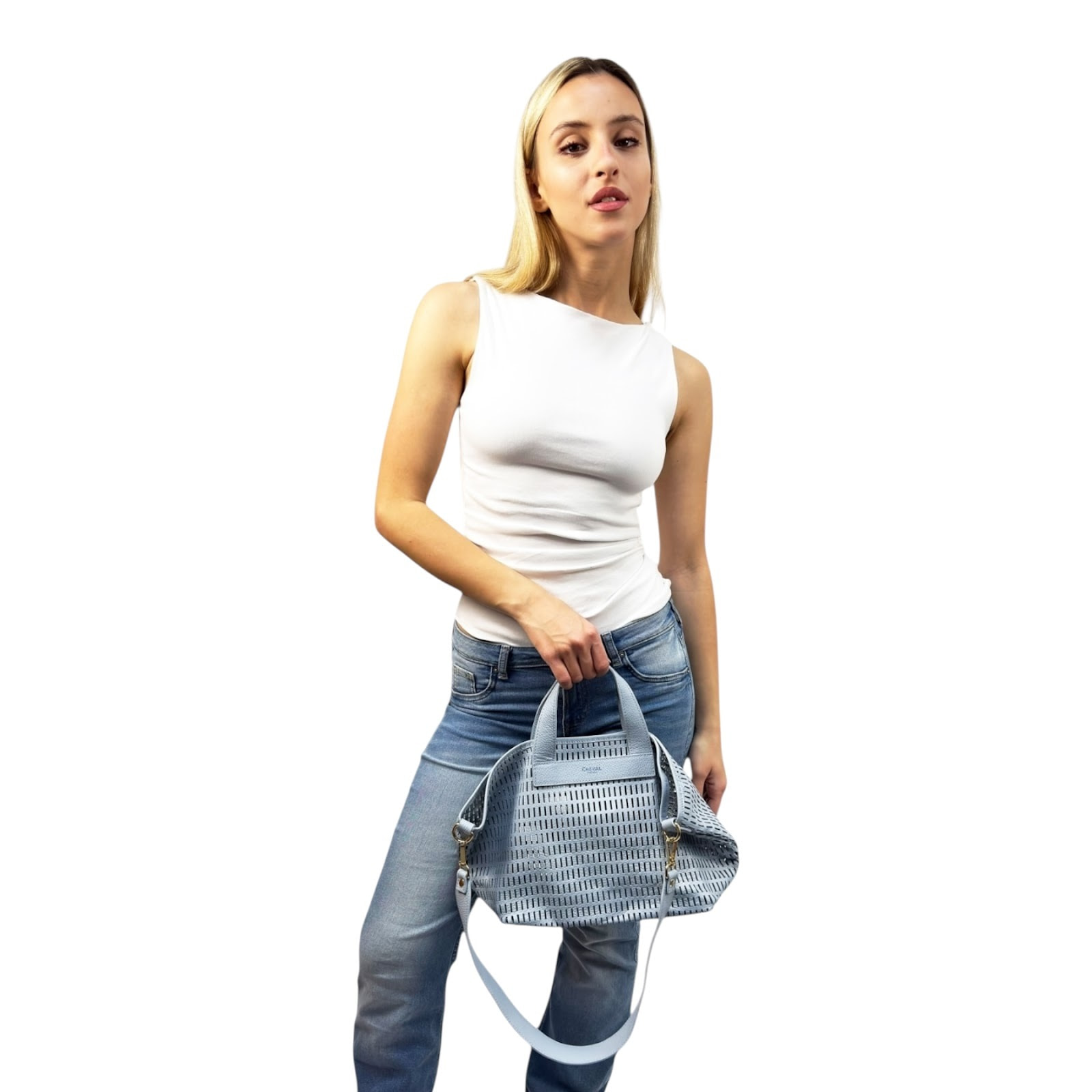 Bolso de Mano Cheval Firenze Ocean Azul Cielo