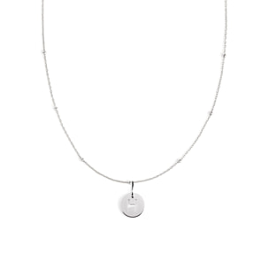 Collier Mini Medallion Argent