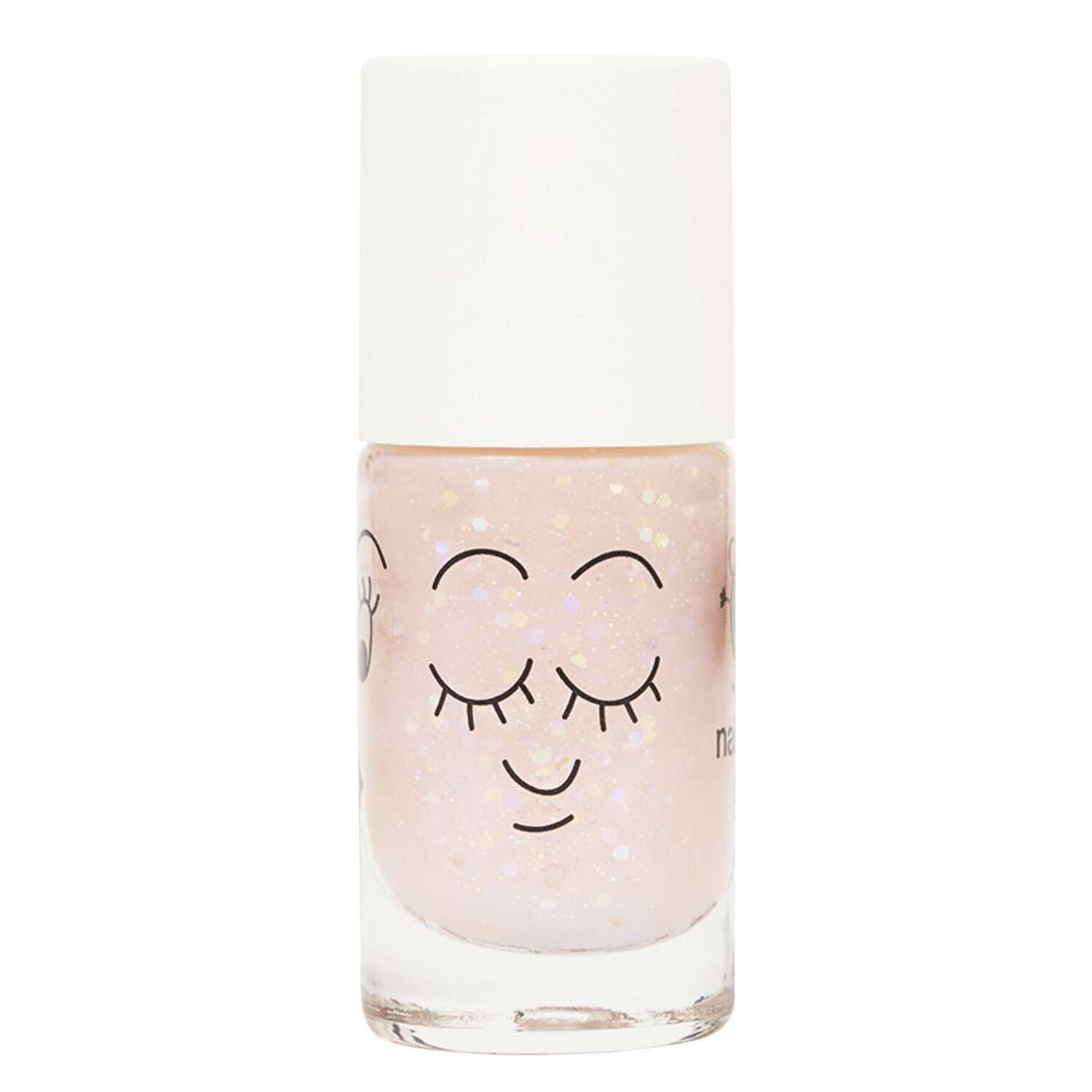 Fairytales - Coffret Vernis Rose Transparent Paillettes + Brillant à Lèvres Framboise