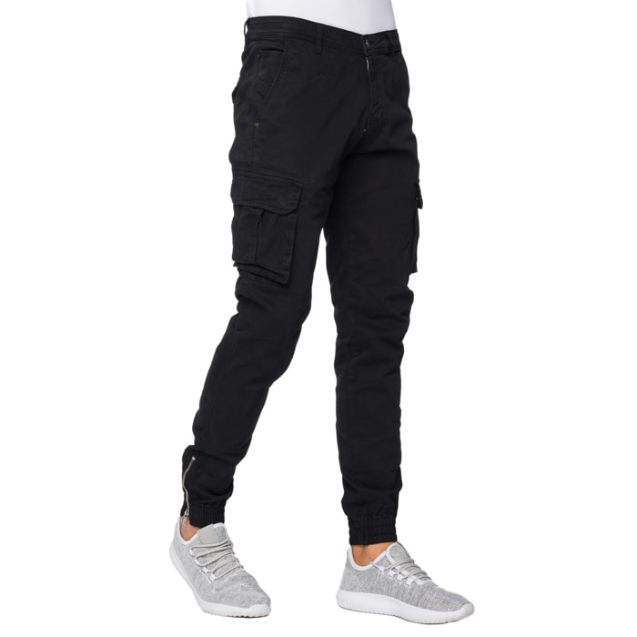 Pantalón Hot Buttered cargo Binalongbay negro