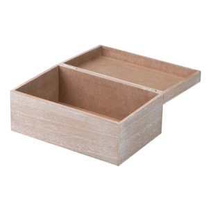 Caja Arbol Natural Blanco 25x16x12 Cm