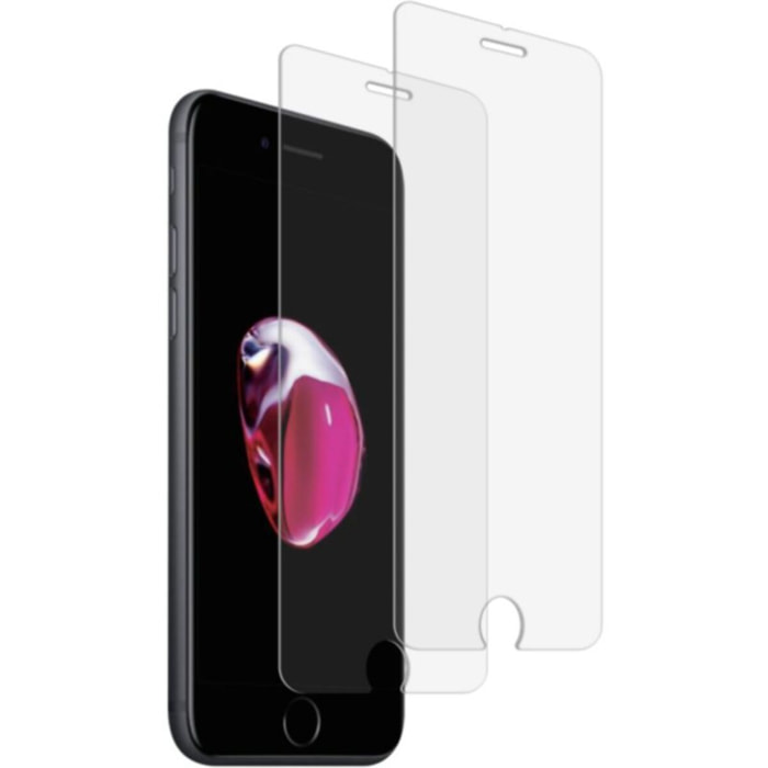 Protège écran ESSENTIELB iPhone 6/7/8/SE Verre trempé x2