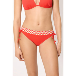 Slip bikini midi modellante Arancio
