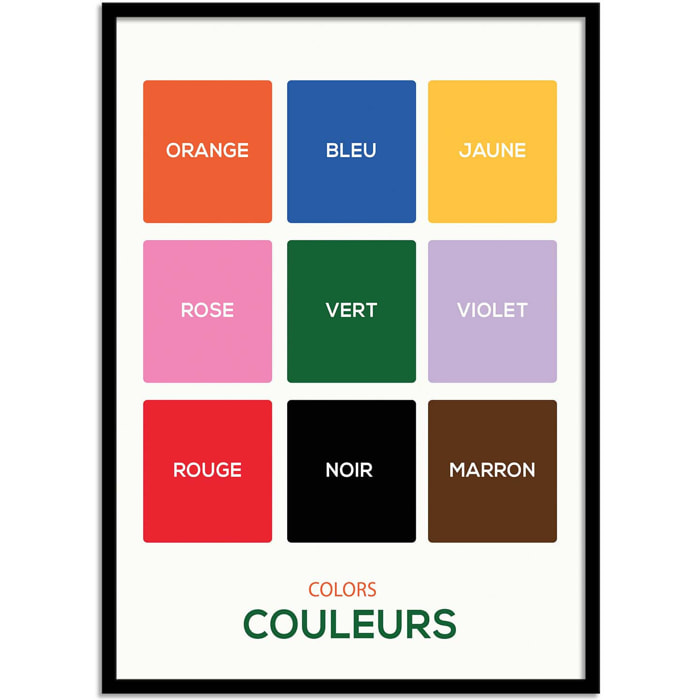 Affiche - Couleurs - Posuta