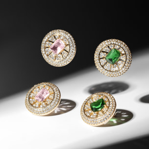 Pendientes Lux by Lux acabados en oro rosa 18k