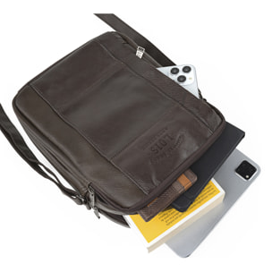 Bandolera Hombre Piel/Pu Lois Steens Marron