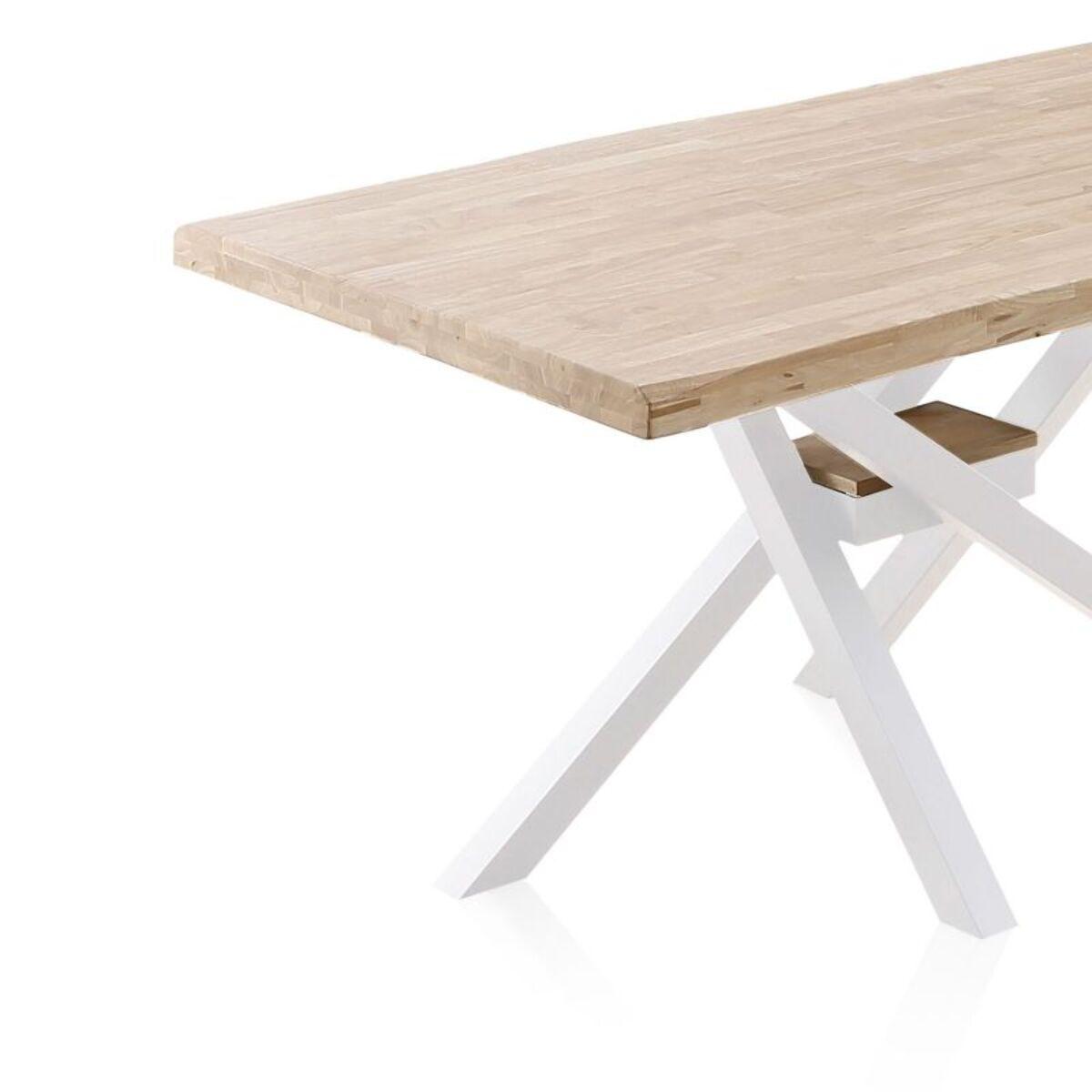 Mesa de comedor Xena Fit 150 Roble - Blanco