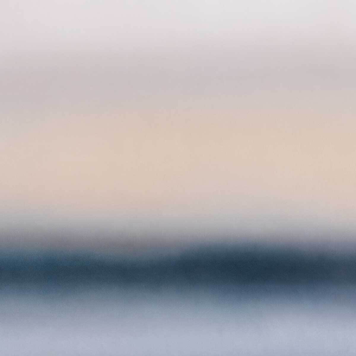 Papier peint Horizon Flou Rose Intissé