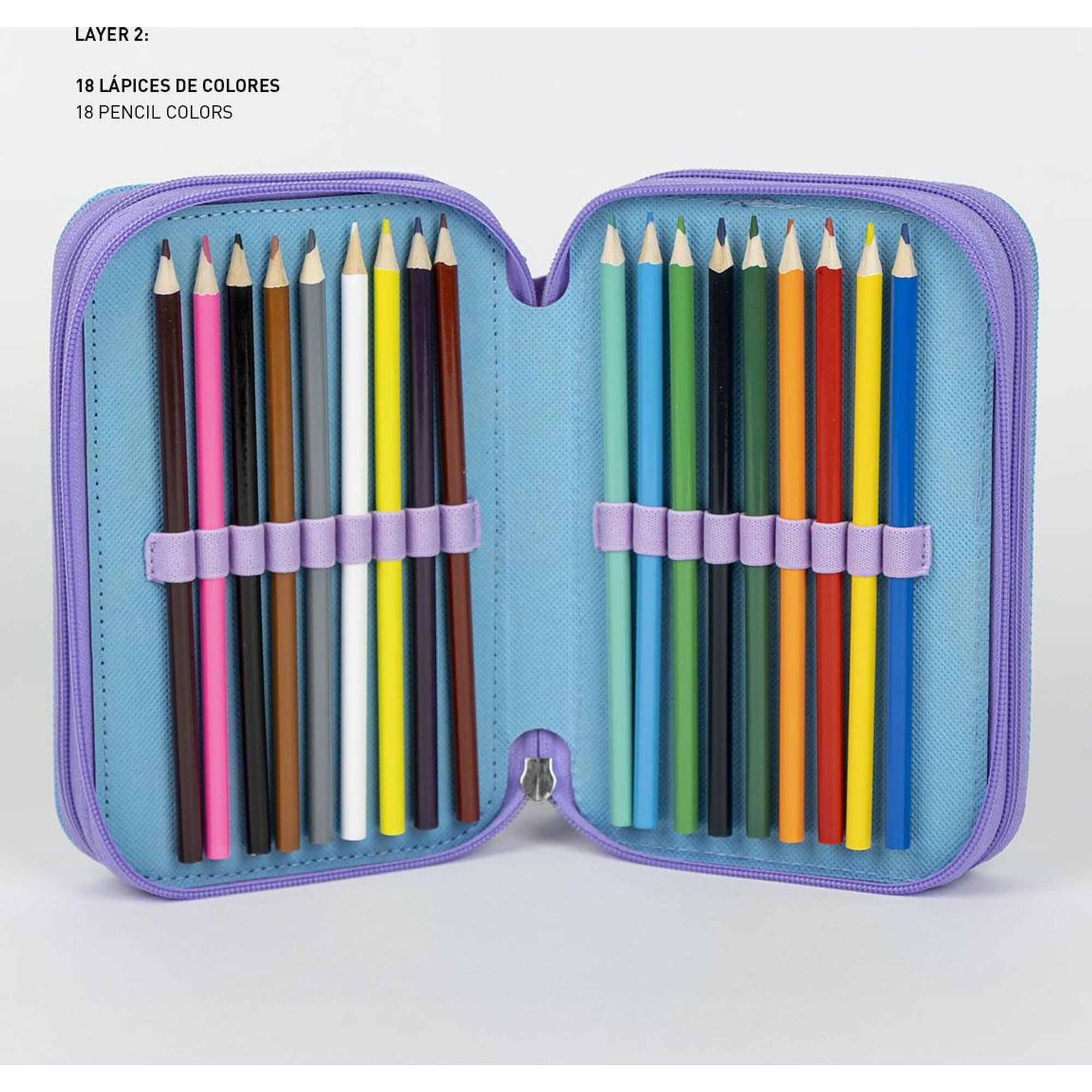 Plumier Con Accesorios Giotto Frozen