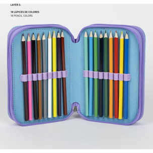 Plumier Con Accesorios Giotto Frozen