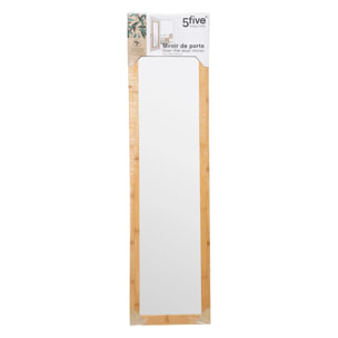 Miroir de porte 110x30 cm Bambou