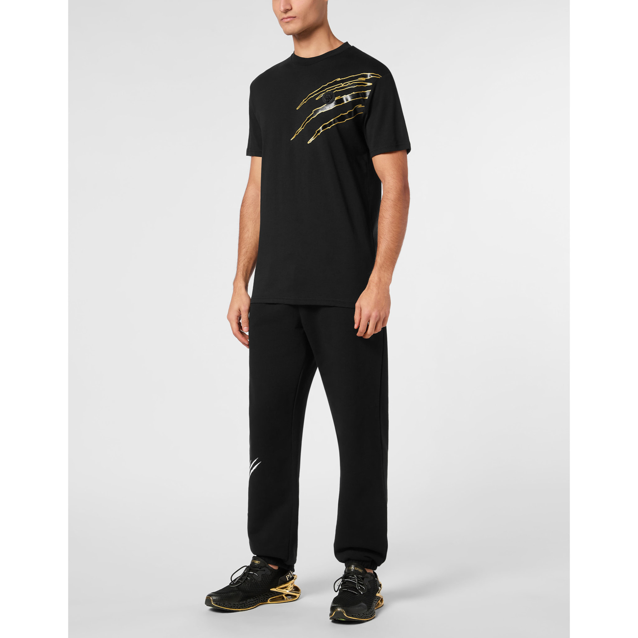 PLEIN SPORT Camiseta Cuello Redondo SCRATCH