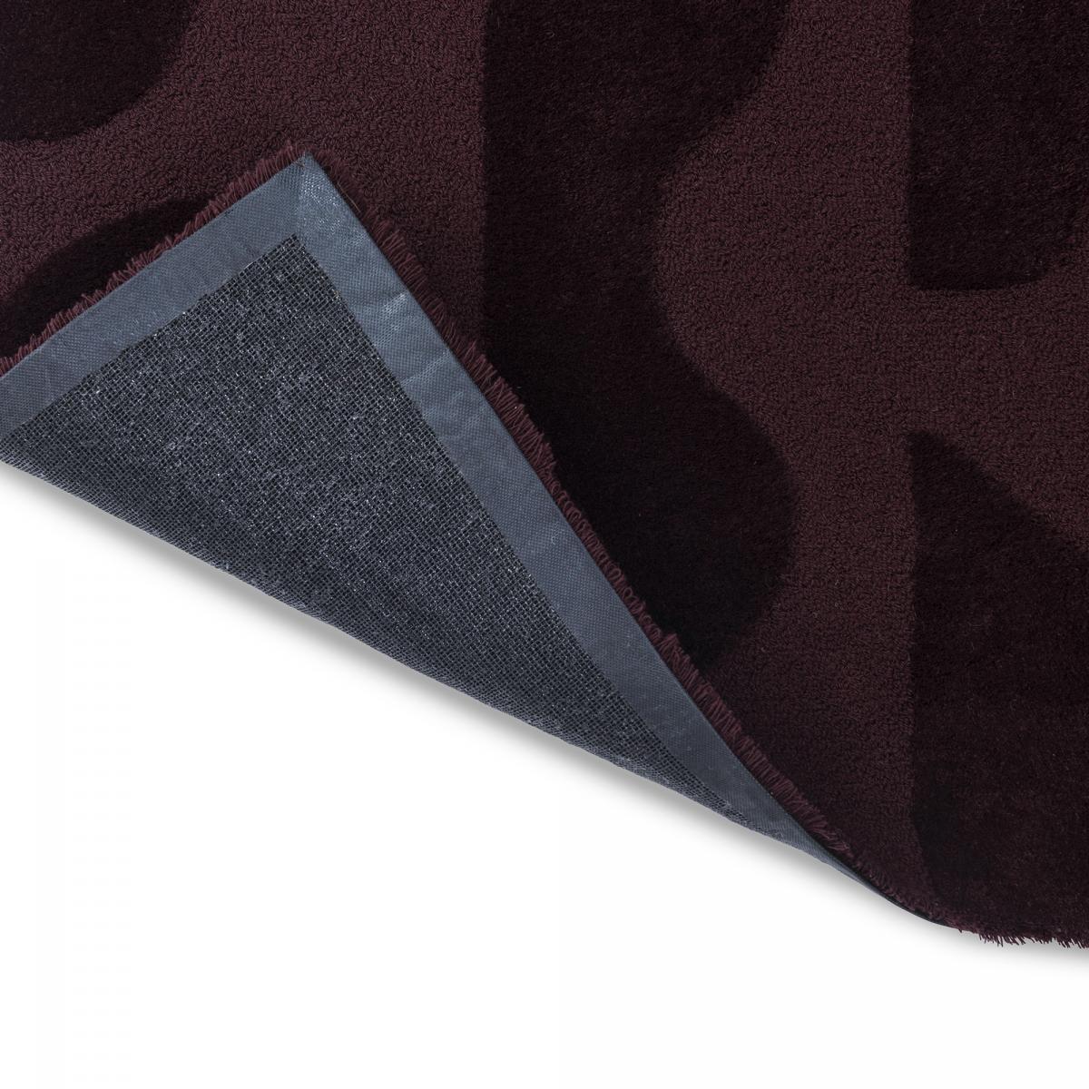 Tapis salon et chambre tufté en laine motif géométrique QUIKA