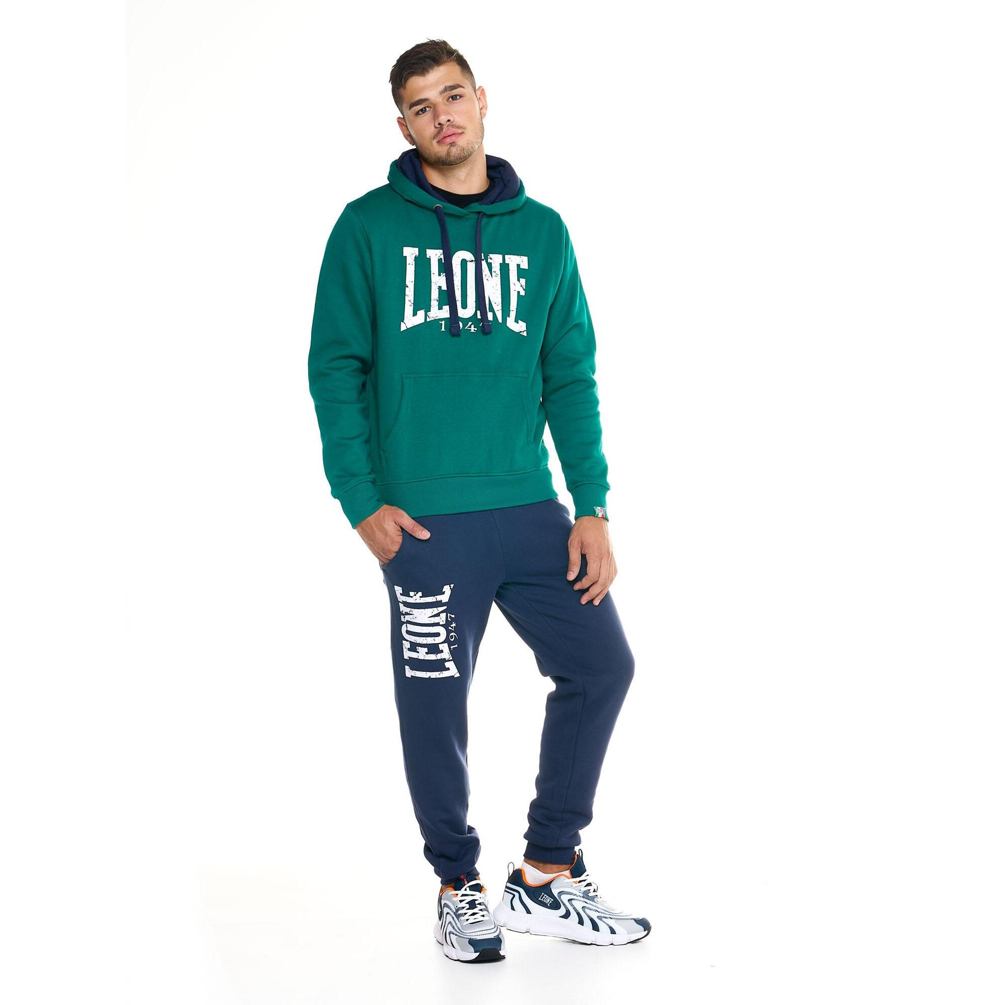 Chándal de invierno cepillado con capucha para hombre Leone Basic Vintage