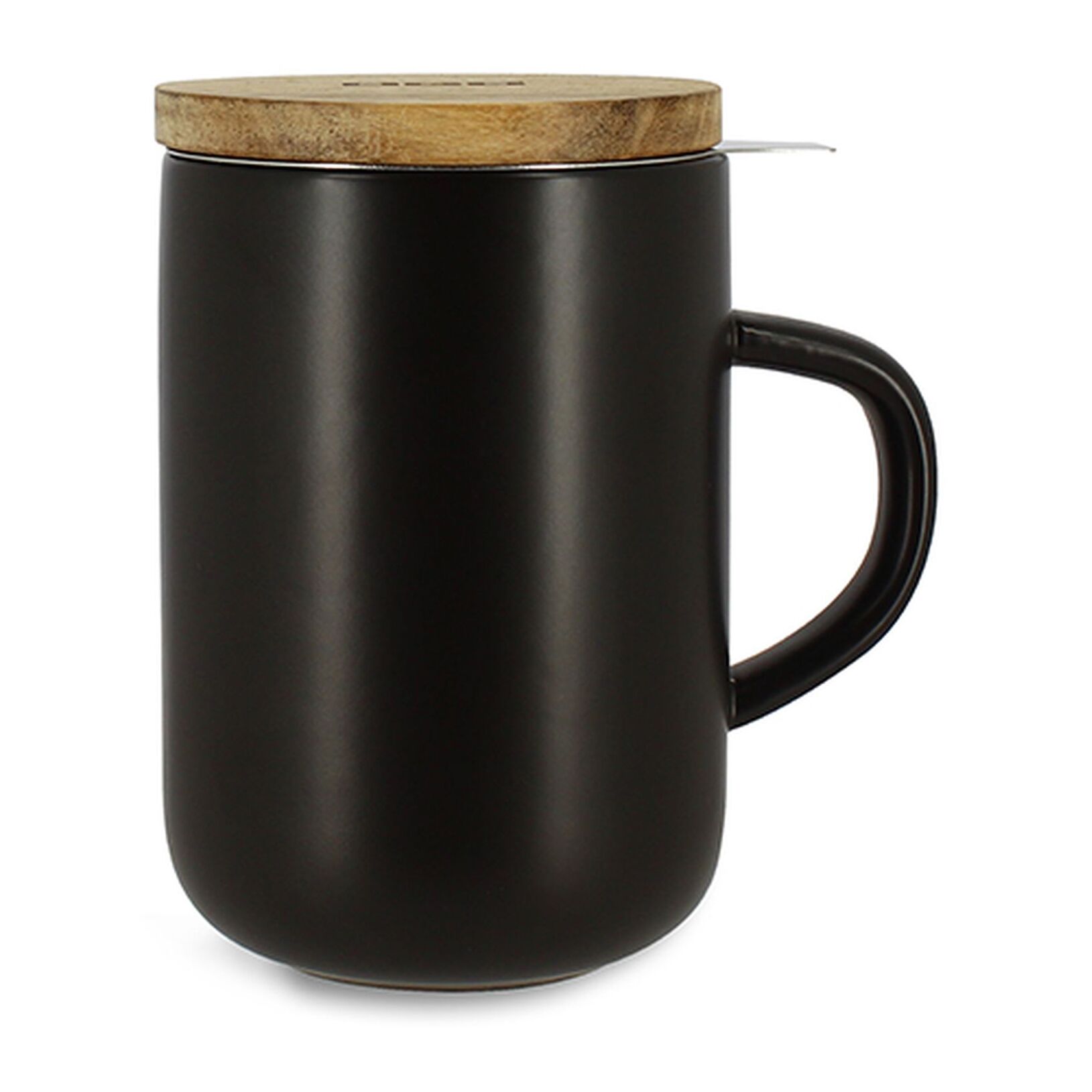 Tisanière en grès avec couvercle en bois d'acacia 475ml JULIET