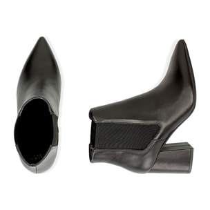 Chelsea boots neri in pelle di vitello