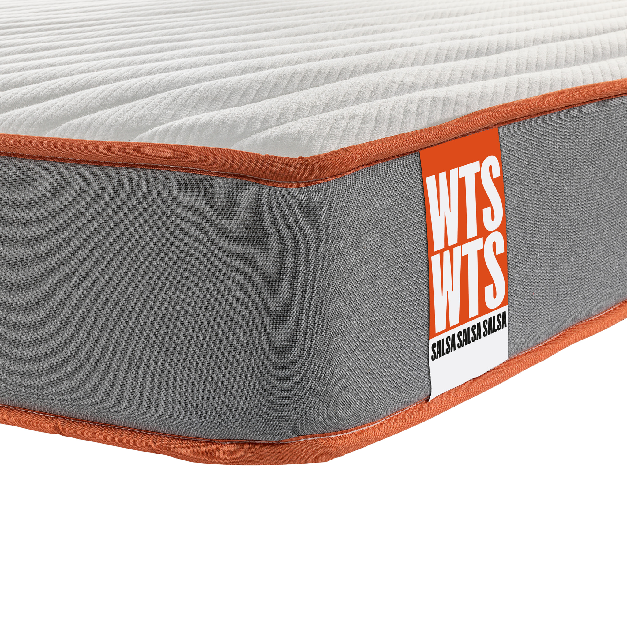 Colchón Híbrido de Muelles Ensacados y Viscoelástico 22cm Firmeza Media Sostenible Transpirabilidad Alta 7 Capas de Confort SALSA · WHAT THE SLEEP