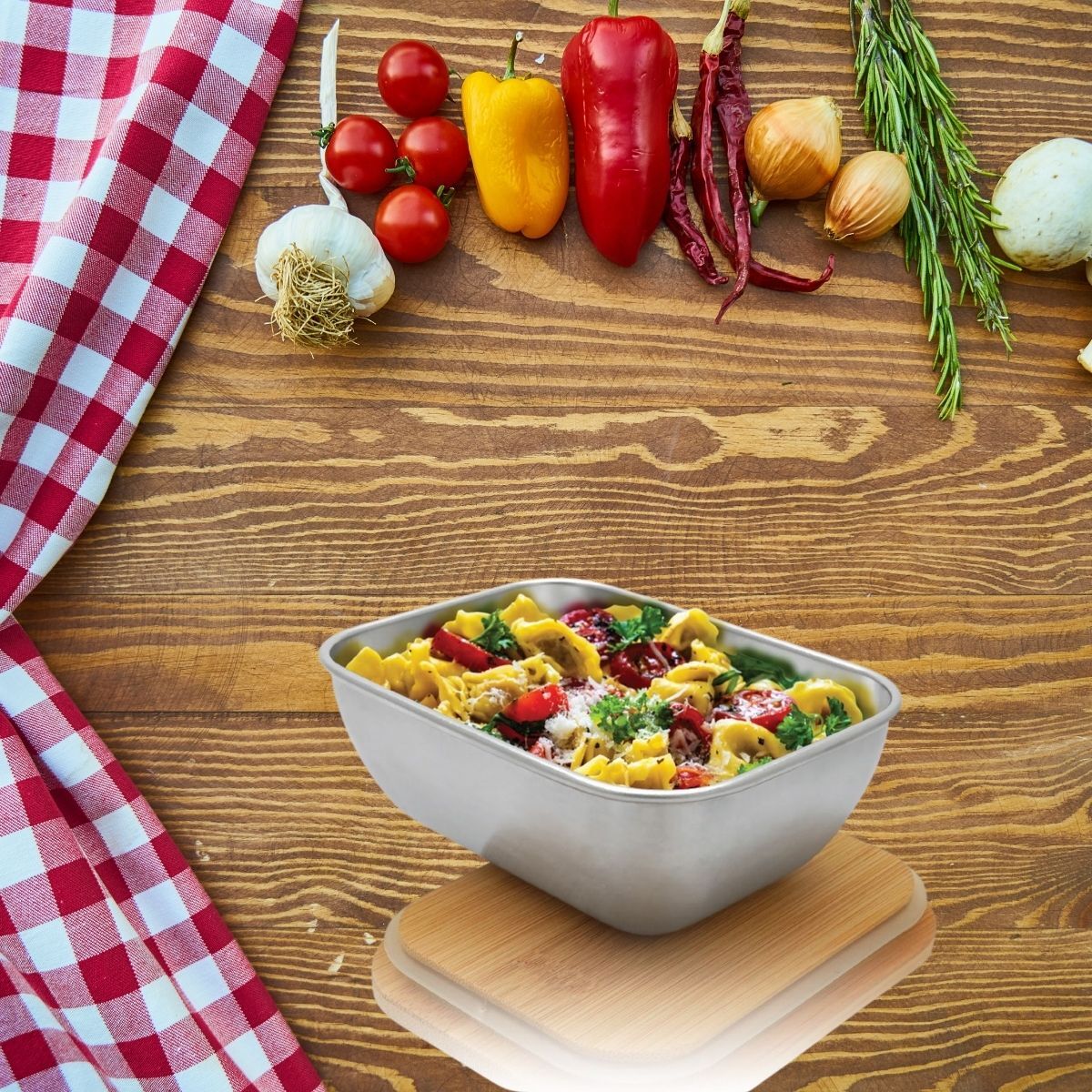 Lunch box inox micro-ondable de 400 ml Fackelmann Move