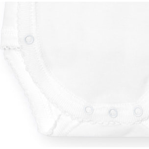 Body cruzado bebé manga corta algodón