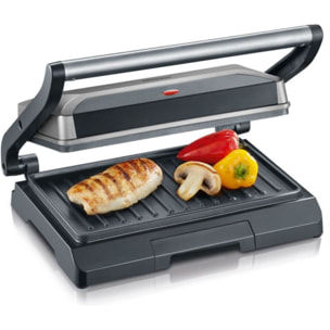 Grille-viande SEVERIN KG 2394 gris, 23x14.5 cm