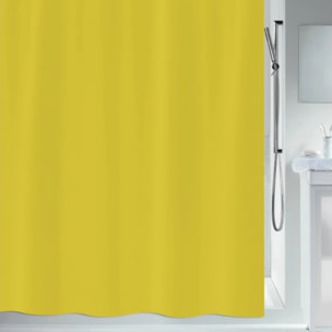 Rideau de douche Polyester PRIMO 180x200cm Jaune Spirella