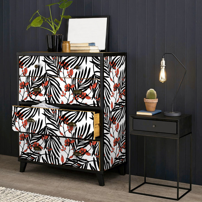 Sticker meuble tropical kobea 60 x 90 cm