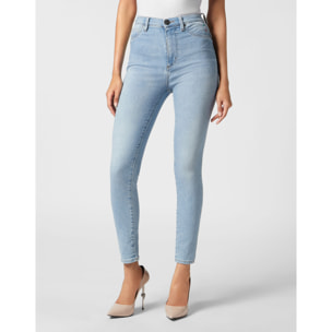 PHILIPP PLEIN Jegging de cintura alta