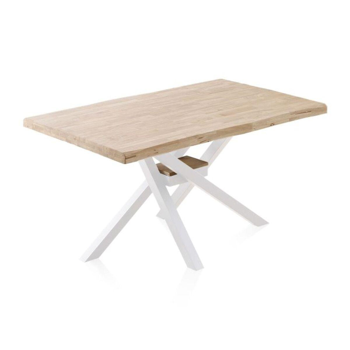 Mesa de comedor Xena Fit 150 Roble - Blanco