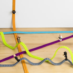 DAM Nastro Adesivo per Giochi di Costruzione 100x1 Cm. colore marrone