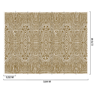 Papier peint motif bogolan Intissé