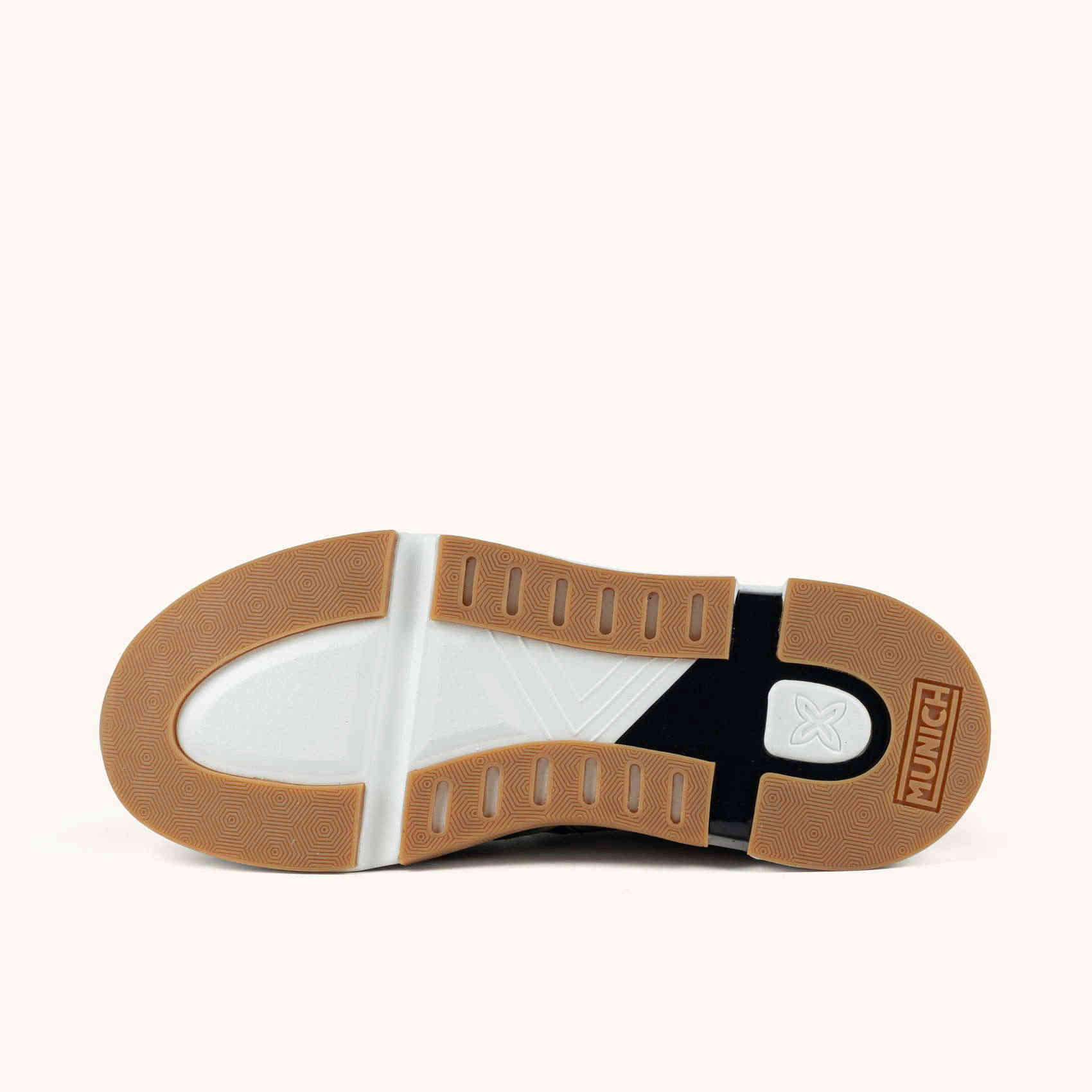 Zapatilla Deportiva Urbana Verde y Beige MUNICH CLIK 109