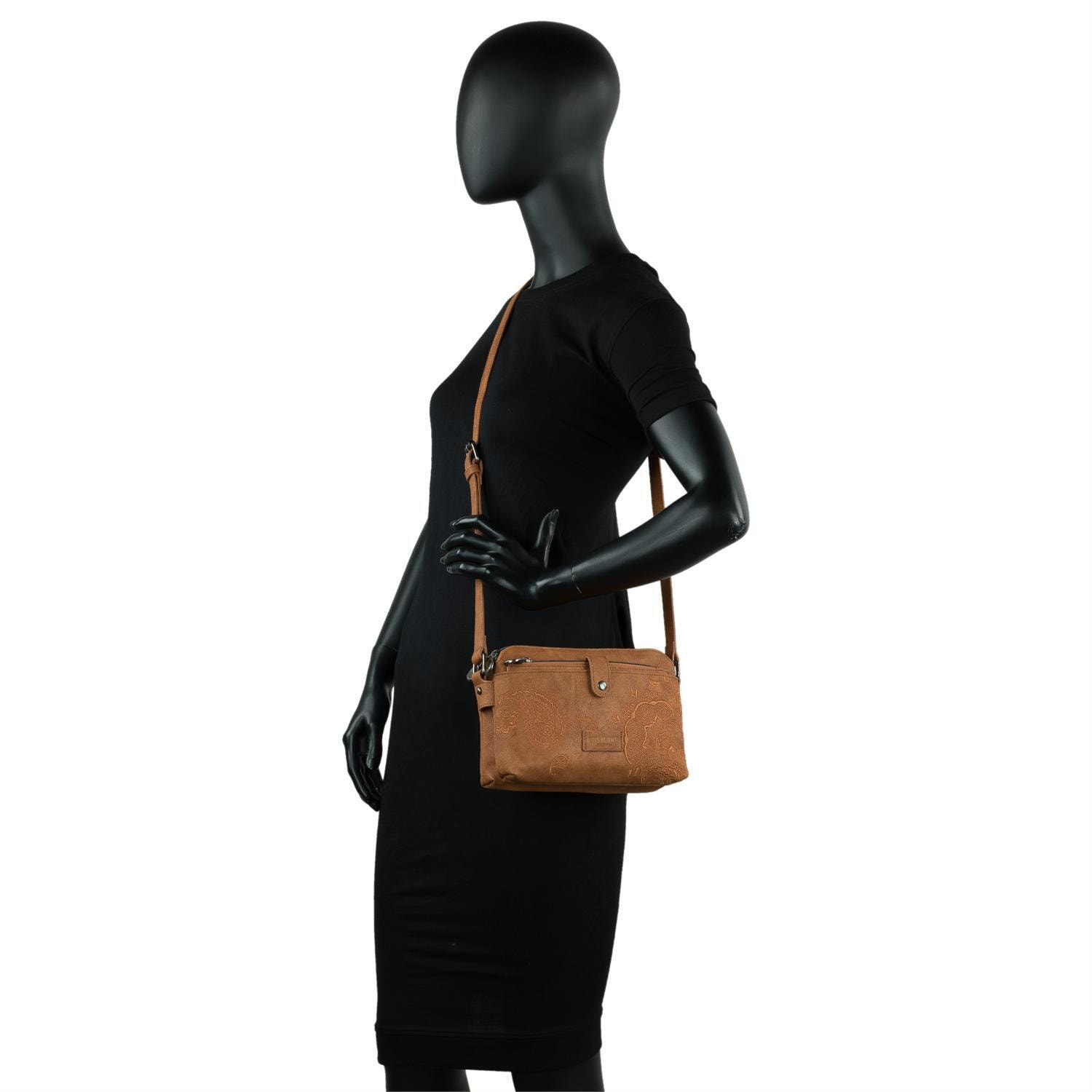 Bolso Bandolera Mujer Sint/Pu Lois Redwood Camel