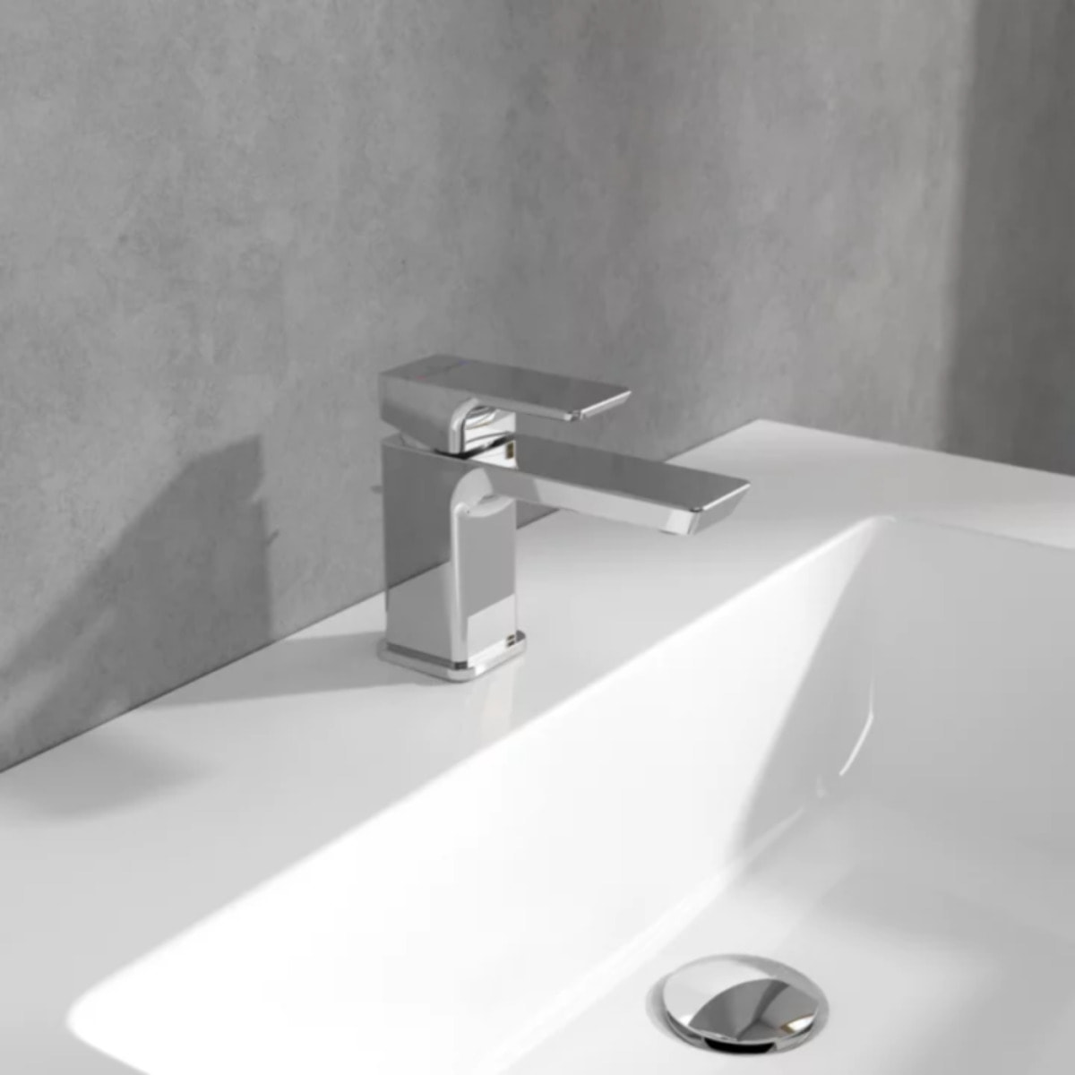 Mitigeur lavabo compact Subway 3.0 sans tirette Or brossé