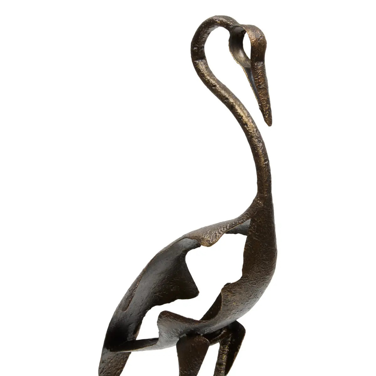 Héron déco Shilo H.47cm marron