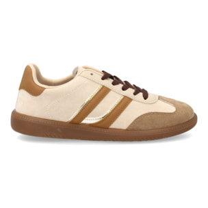 Zapatillas deportivas mujer casual efecto ante con cordones