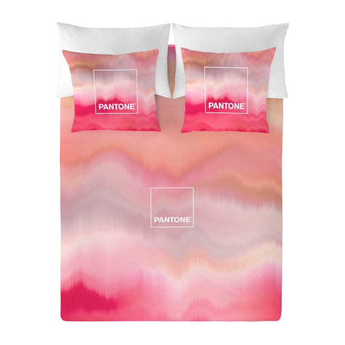 Pantone - Funda Nórdica Estampada - Cierre Solapa - 100% Algodón - Incluye 1/2 Fundas de Almohada - Totem Nuances