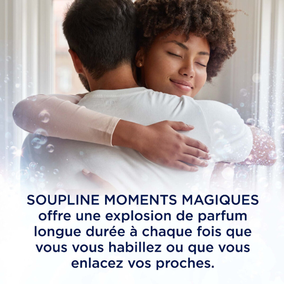 Pack de 8 - Adoucissant concentré Soupline 3D Moments Magiques Câlin d'Amour - 1,2L