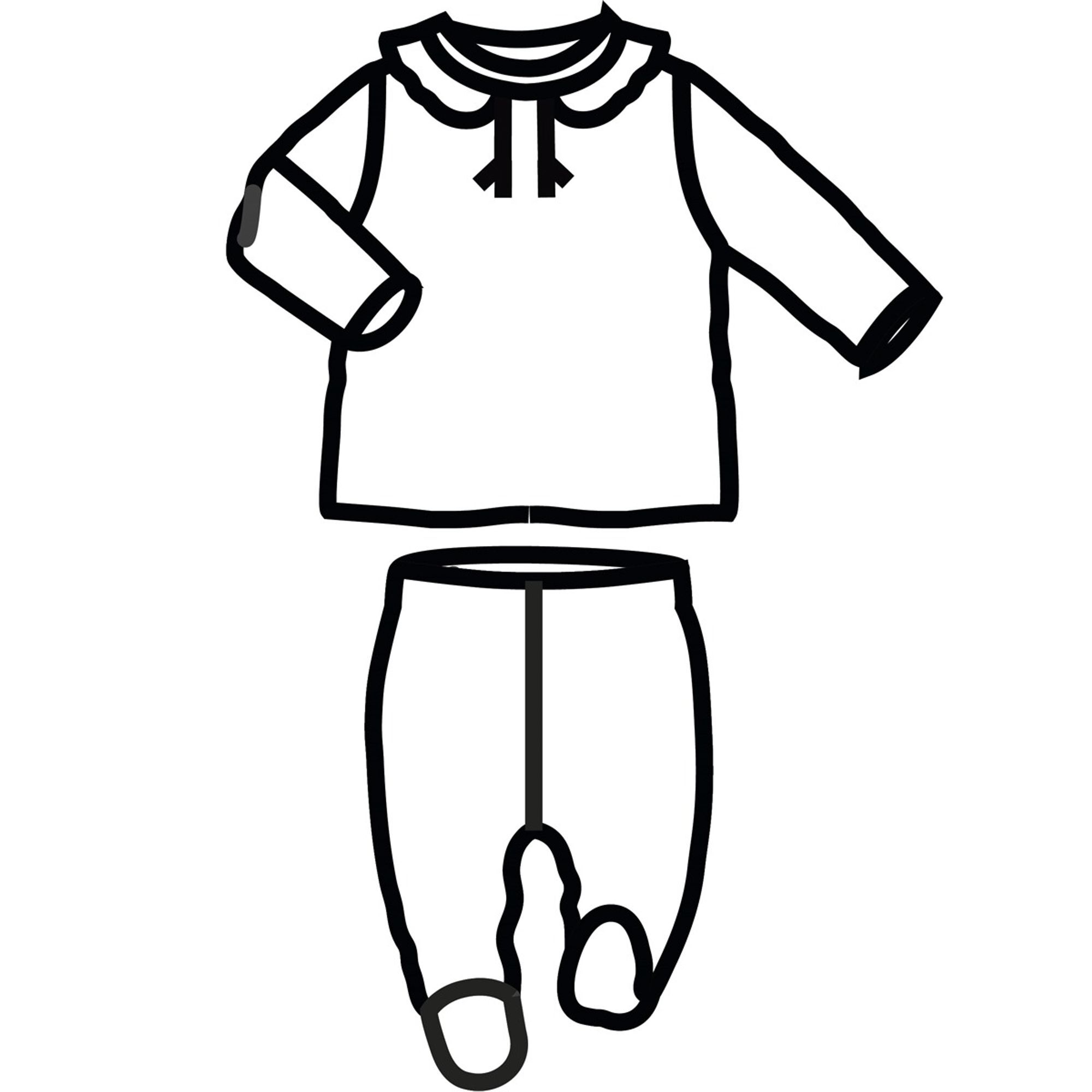 Conj. Polaina + Camiseta Volante Encanto