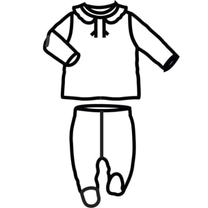 Conj. Polaina + Camiseta Volante Encanto