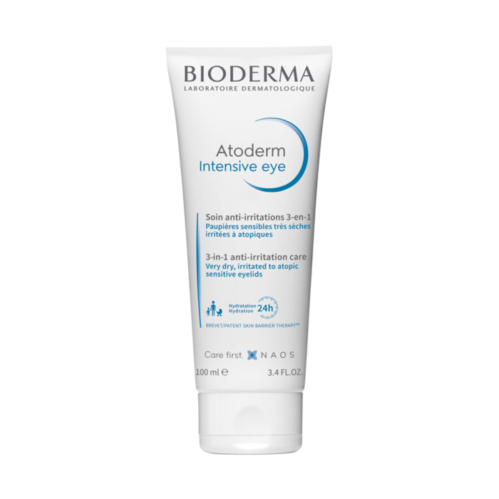 Atoderm Intensive Eye - Soin Anti-Irritations 3-en-1 - Apaise, Répare, Démaquille.100 ml