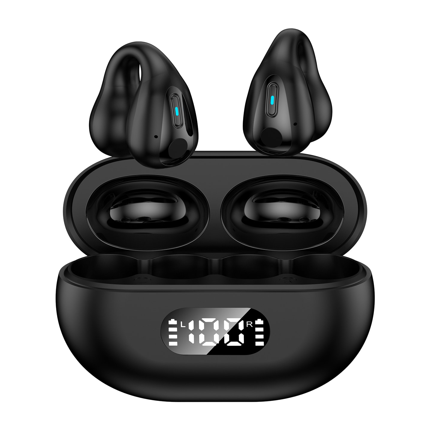 Auriculares TWS R15. Base de carga 300mAh.