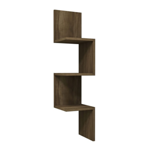 Etagère murale 105cm effet noyer EMILIO