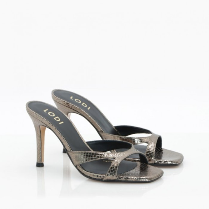 SANDALIAS DORADAS SIRAGEL-X