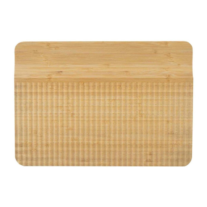 Scaffale in bamboo naturale 5 ripiani 60x26x130 cm