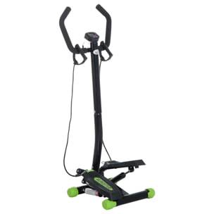 Máquina De Step Acero y ABS 40x48x118cm Negro Y Verde